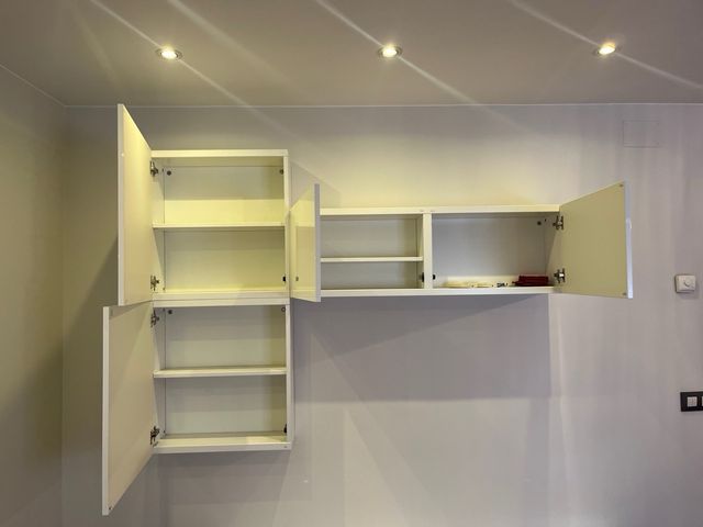 Mueble de salón modular blanco modelo Besta Ikea