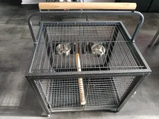 Jaula Viaje Hierro Forjado Loro