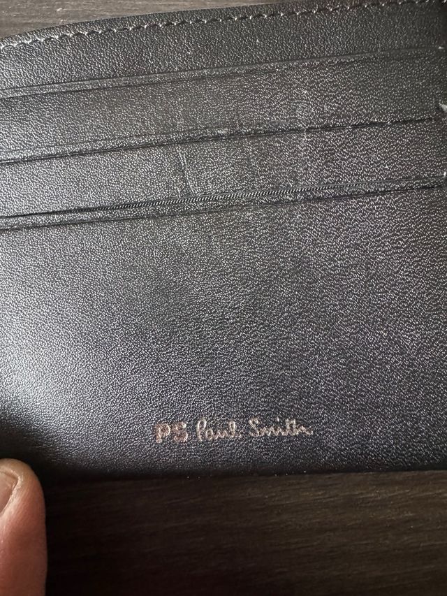 Portafoglio Paul Smith Pelle Nero Stripes