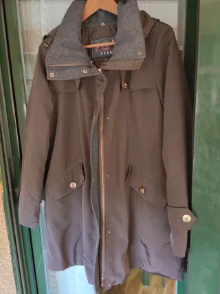 Parka Purificación García Talla M Marrón