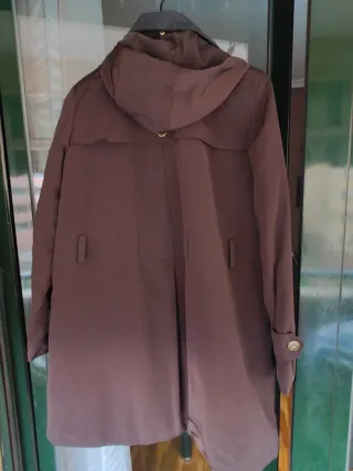 Parka Purificación García Talla M Marrón