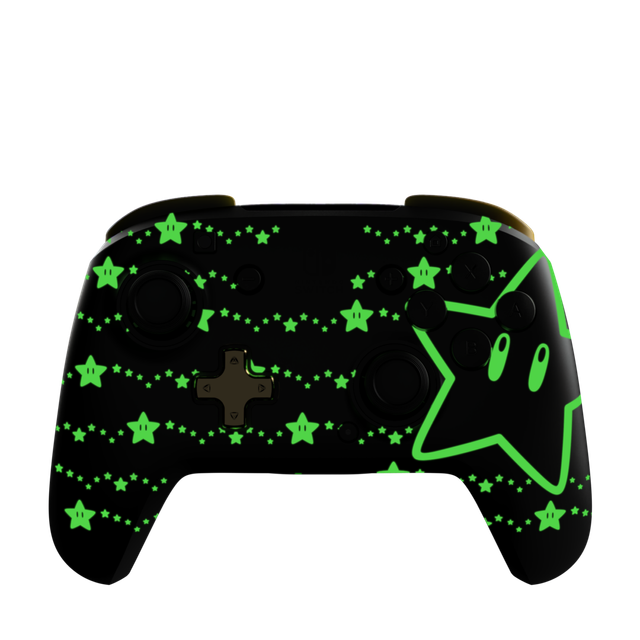 Controller wireless REMATCH GLOW Mario Stars con luce