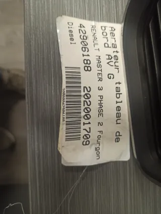 Rejilla Aire Renault Master 3 Diesel