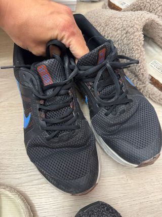 Nike Zapatillas Deportivas Negras y Azules 28 cm