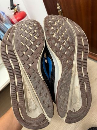 Nike Zapatillas Deportivas Negras y Azules 28 cm