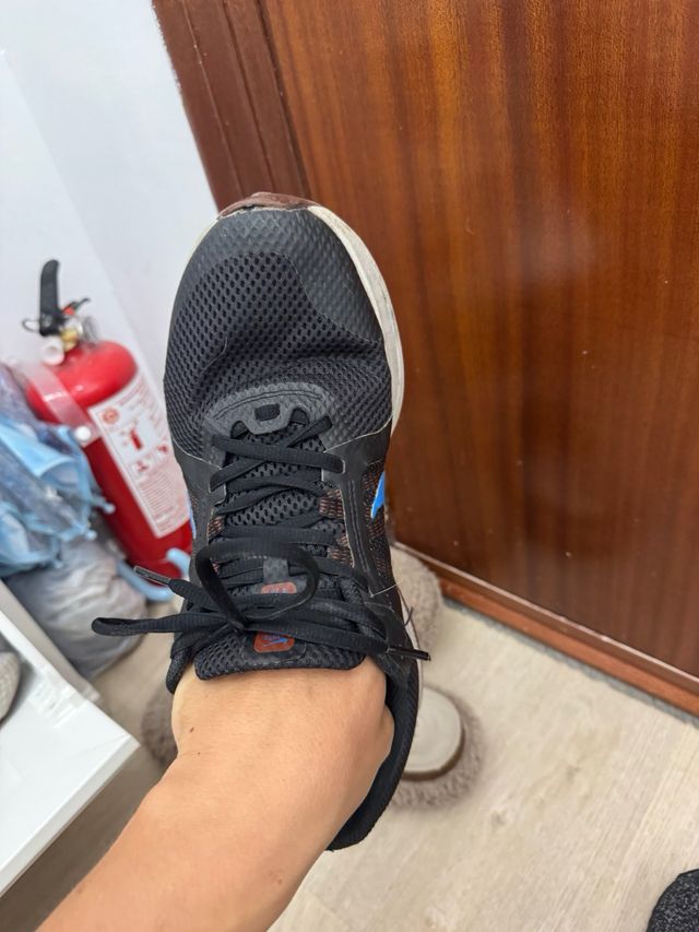 Nike Zapatillas Deportivas Negras y Azules 28 cm