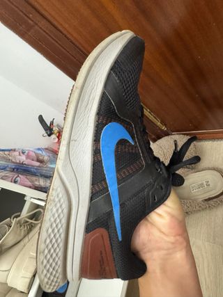 Nike Zapatillas Deportivas Negras y Azules 28 cm