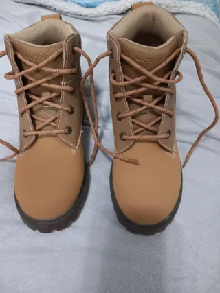 Scarponcini Skechers Beige/Marrone