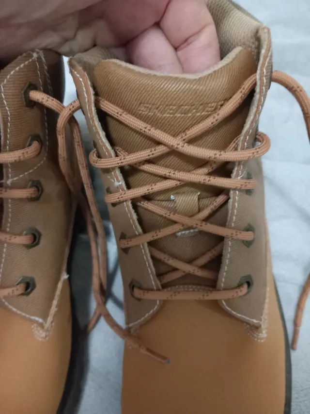 Scarponcini Skechers Beige/Marrone