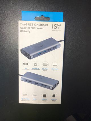 ISY 7-en-1 USB-C Hub con Power Delivery
