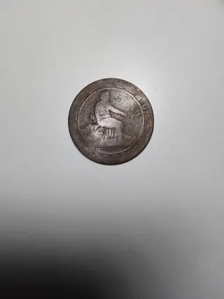 10 céntimos España 1870 Barcelona