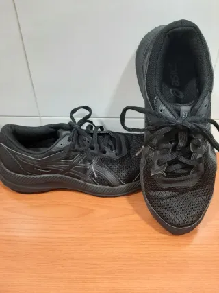 Zapatillas Asics Mujer Negras
