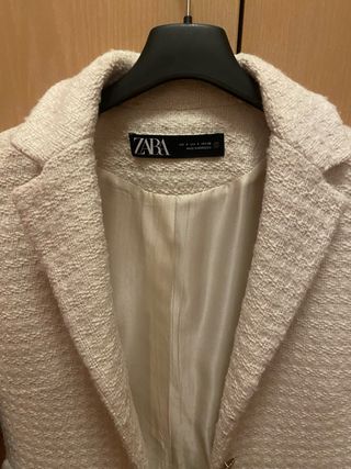 Blazer Zara Bianco Taglia S