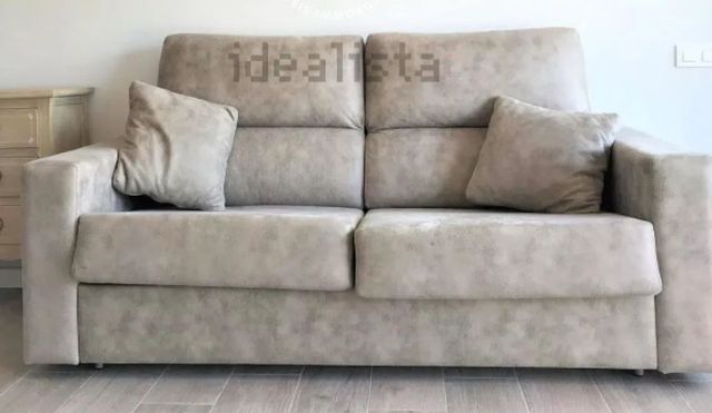 Sofá cama beige/gris