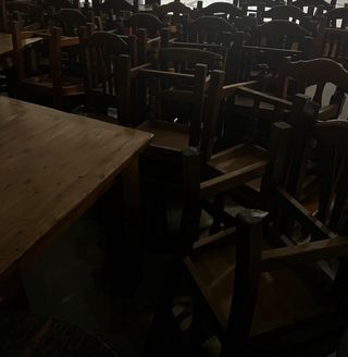 Sillas de madera para restaurante