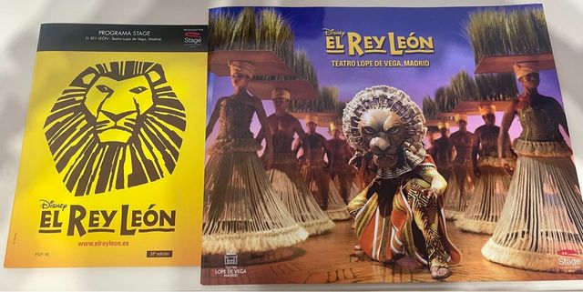 libros stage del Rey León