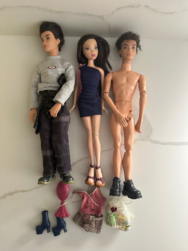 Lote My Scene Muñecos y Ropa