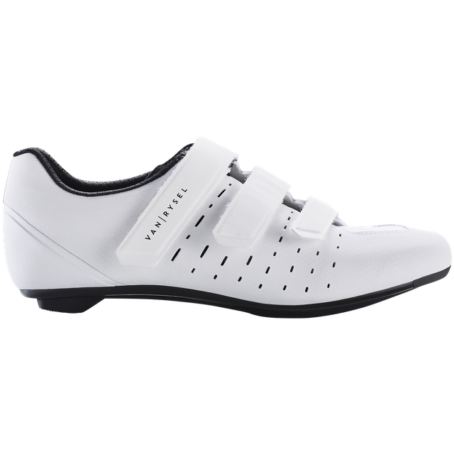 Zapatillas Ciclismo Carretera Van Rysel Road 100 Blanco
