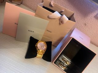 Reloj Tous Dorado Original