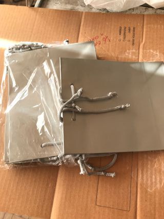 Buste regalo argento con manici