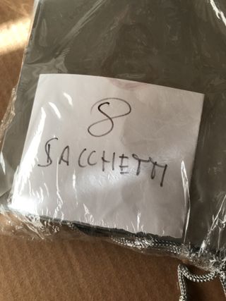 Buste regalo argento con manici