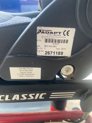 Silla ruedas coche sistema acceso y salida