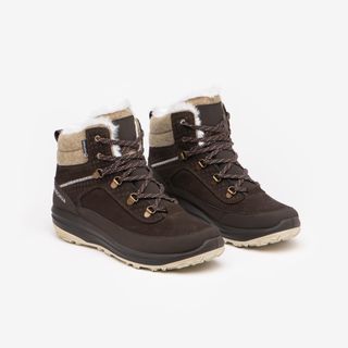 Botas de nieve y apreski de piel impermeables Mujer Quechua