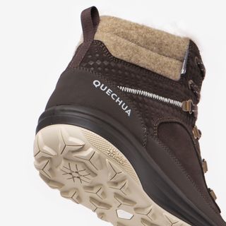 Botas de nieve y apreski de piel impermeables Mujer Quechua