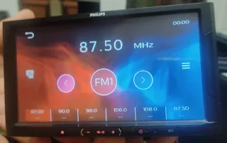 Radio 2DIN Philips Negro