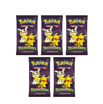 5 Sobres Pokémon Trick or Trade 2023