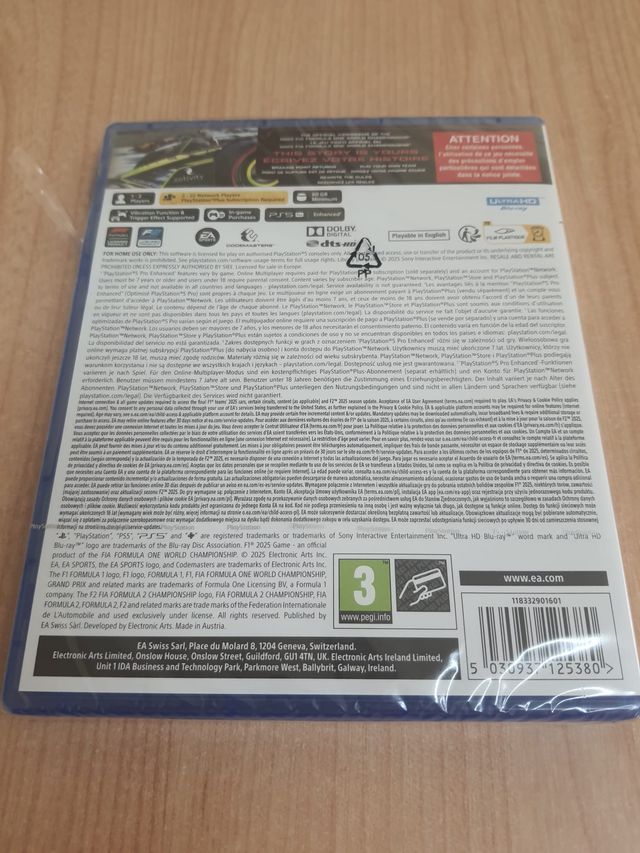 F1 25 PS5 EA Sports Juego Carreras