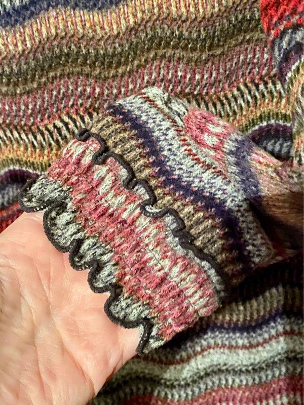 Jersey rayas manga francesa multicolor talla L