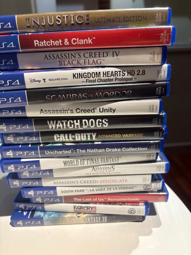 juegos de play station 4