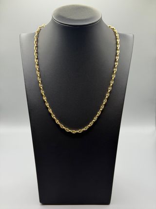 Ref303 Cadena maciza de oro de 18k