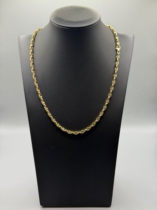 Ref303 Cadena maciza de oro de 18k