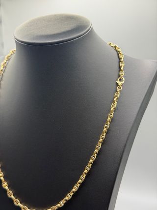 Ref303 Cadena maciza de oro de 18k