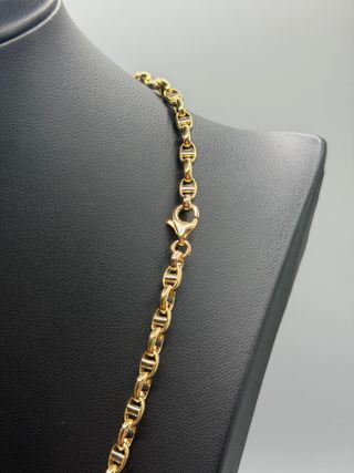 Ref303 Cadena maciza de oro de 18k