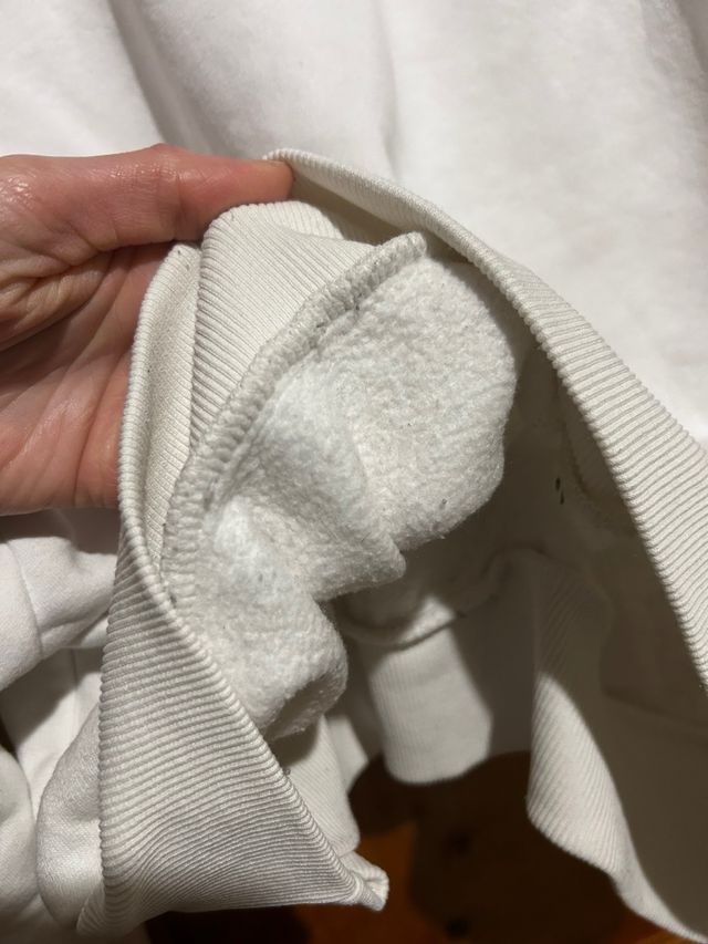 Felpa Stradivarius bianca tg. M