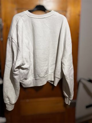 Felpa Stradivarius bianca tg. M