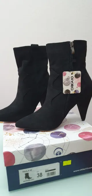 Botín tacón CHIKA10 Negro Talla 38