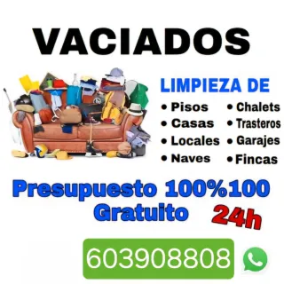 Vaciados de pisos en Bizkaia y colindantes.