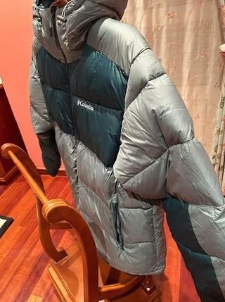 Chaqueta Columbia Talla L/XL Gris/Verde