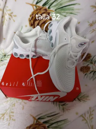 Zapatillas Nike Air Max Blancas Talla 32 ojo