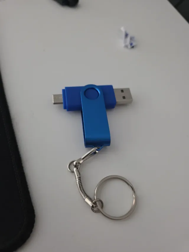 Pendrive USB OTG Tipo C 128GB Azul