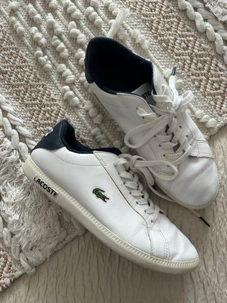 Zapatillas Lacoste Mujer Blancas