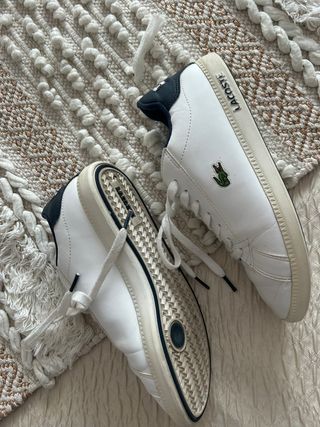 Zapatillas Lacoste Mujer Blancas