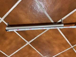 Barra armadio Ikea beige in metallo