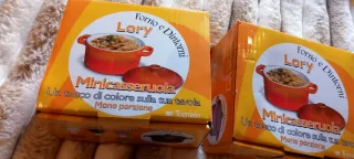 2 Mini Casseruole Lori Monouso Forno