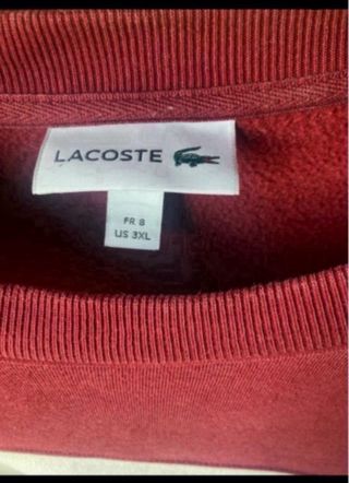 Sudadera Lacoste Original Talla XXL