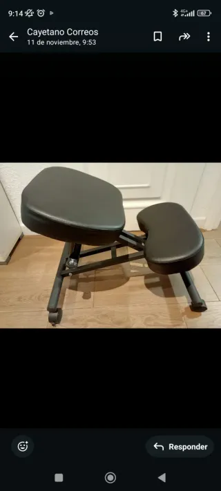 Silla ergonómica de rodillas. Como nueva,poco uso
